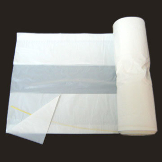Bolsa de basura de plástico HDPE White C Fold