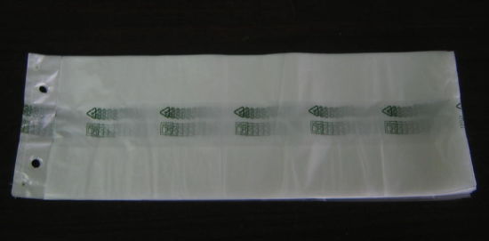 Bolsa de comida de cabeza bloqueada de plástico transparente de HDPE