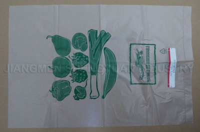 Bolsa enrollable transparente oxobiodegradable de HDPE (FR07)