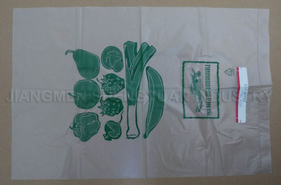Bolsa enrollable transparente oxobiodegradable de HDPE (FR07)