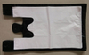 Bolsa de compras portadora de chaleco de plástico liso HDPE