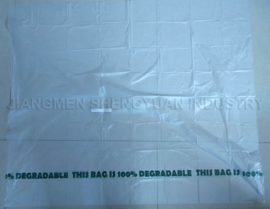 Bolsa de basura oxigenada biodegradable resistente de HDPE