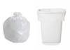 Bolsa de residuos de plástico HDPE White C Fold
