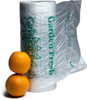 Bolsa de rollo de productos de frutas y verduras de plástico transparente de HDPE