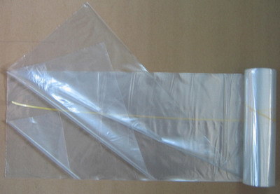 LDPE Transparent Star Sello Roll Packed Plastic Saco rechazado