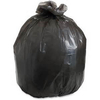 Bolsa de basura de plástico resistente negro LDPE