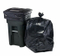 LDPE Black Star Seal Bolsa de basura de plástico resistente / Bolsa de basura
