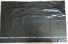 Bolsa plana oxo-biodegradable negra de HDPE (GF03)
